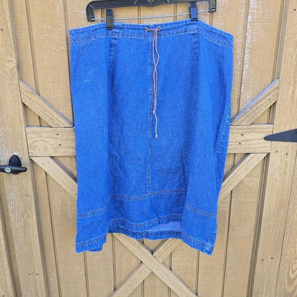 Blue Denim Skirt